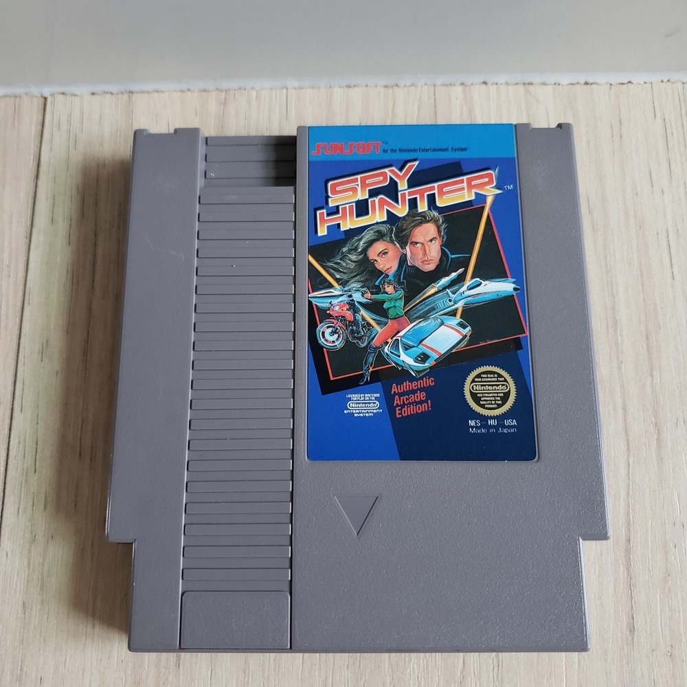 Spy Hunter Nintendo NES Game Sunsoft NTSC-U/C 1987 Cartridge Only Racing Shooter